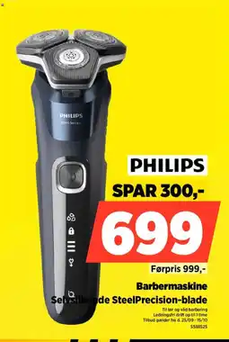 Power Philips barbermaskine tilbud