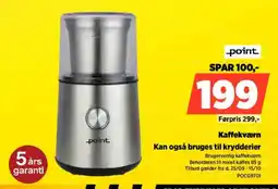 Power Point kaffekværn tilbud