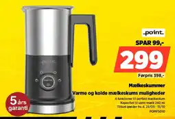 Power Point mælkeskummer tilbud