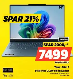 Power Lenovo Yoga - Slim 7 tilbud