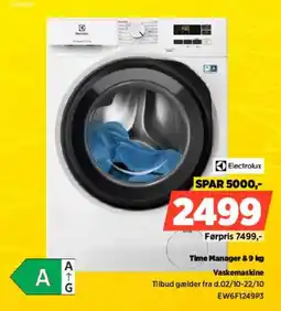 Power Electrolux Vaskemaskine tilbud