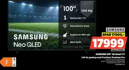 Power Samsung 100"4K Smart TV tilbud