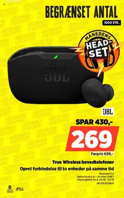 Power JBL True Wireless hovedtelefoner tilbud
