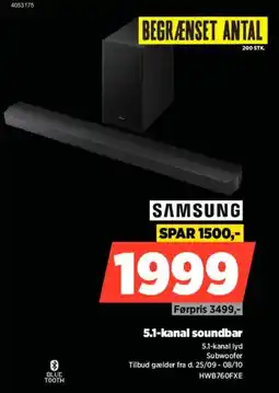 Power Samsung 5.1-kanal soundbar tilbud