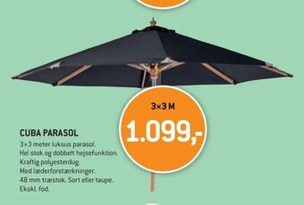 XL-BYG Cuba parasol tilbud