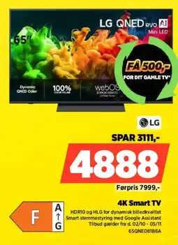 Power LG QNED evo AI Mini LED 65" tilbud