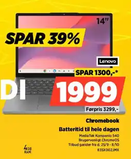 Power Lenovo Chromebook tilbud