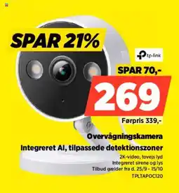 Power tp-link Overvågningskamera tilbud