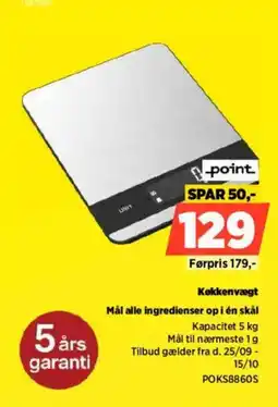 Power point køkkenvægt tilbud