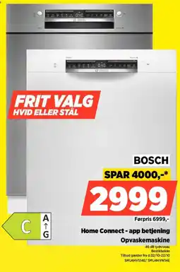 Power Bosch Opvaskemaskine tilbud