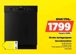 Power Sena Opvaskemaskine tilbud