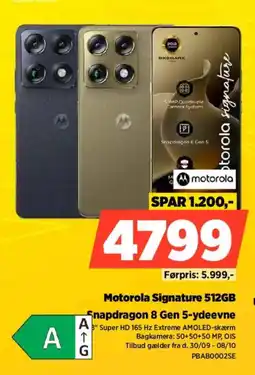 Power Motorola Signature 512GB tilbud