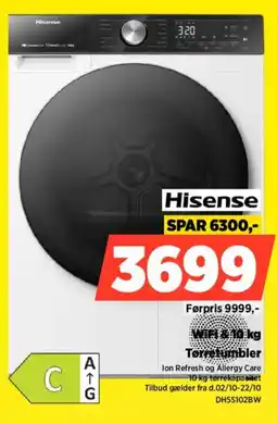 Power Hisense Tørretumbler tilbud
