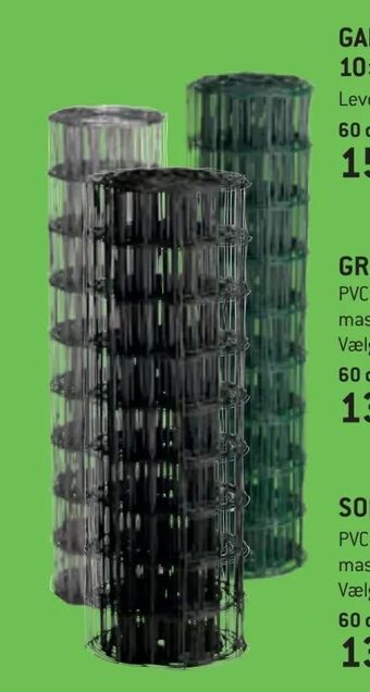 XL-BYG Galvaniseret havehegn 10×10 cm masker tilbud