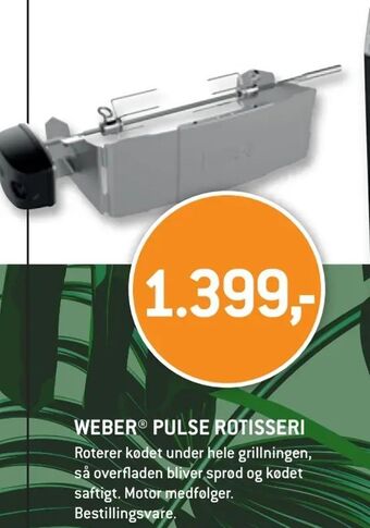 XL-BYG Weber® pulse rotisseri tilbud