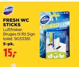 jem & fix FRESH WC STICKS tilbud