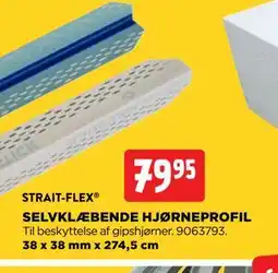 jem & fix STRAIT-FLEX SELVKLÆBENDE HJØRNEPROFIL tilbud