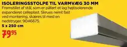 jem & fix ISOLERINGSSTOLPE TIL VARMVÆG 30 MM tilbud