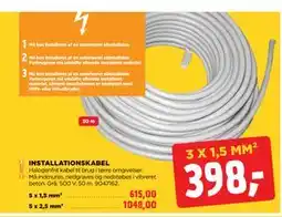 jem & fix INSTALLATIONSKABEL tilbud
