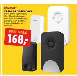 jem & fix TRÅDLØS DØRKLOKKE tilbud