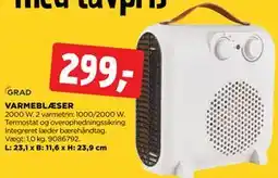 jem & fix VARMEBLÆSER tilbud
