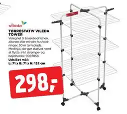 jem & fix TØRRESTATIV VILEDA TOWER tilbud