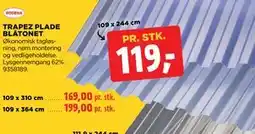 jem & fix TRAPEZ PLADE BLÅTONET tilbud