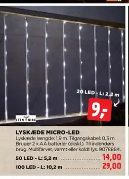 jem & fix LYSKÆDE MICRO-LED tilbud