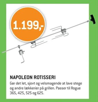 XL-BYG Napoleon rotisseri tilbud