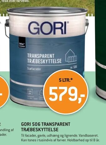 XL-BYG Gori 506 transparent træbeskyttelse tilbud