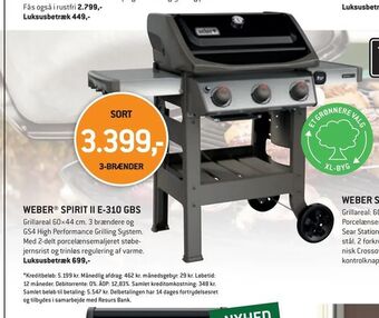 XL-BYG Weber® spirit ii e-310 gbs tilbud