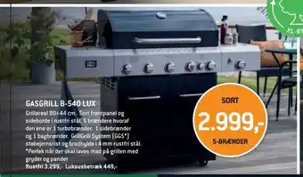XL-BYG Gasgrill b-540 lux tilbud