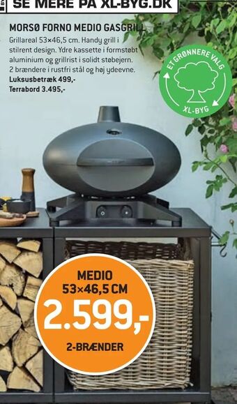 XL-BYG Morsø forno medio gasgrill tilbud