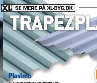 XL-BYG Plastmo ecolite trapezplade tilbud