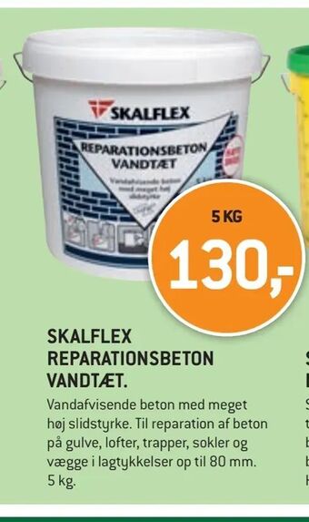 XL-BYG Skalflex reparationsbeton vandtæt tilbud