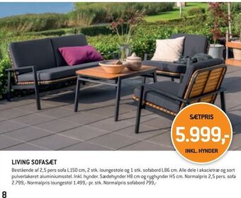 XL-BYG Living sofasæt tilbud
