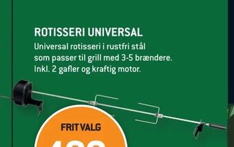 XL-BYG Rotisseri universal tilbud