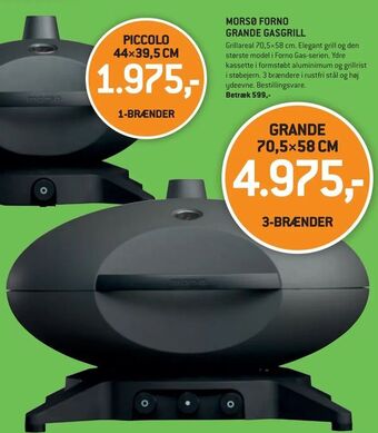 XL-BYG Morsø forno grande gasgrill tilbud