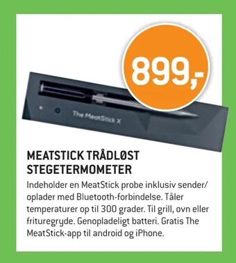 XL-BYG Meatstick trådløst stegetermometer tilbud