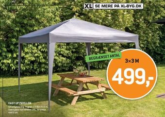 XL-BYG Easy up pavillon tilbud