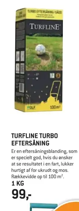 XL-BYG Turfline turbo eftersåning tilbud