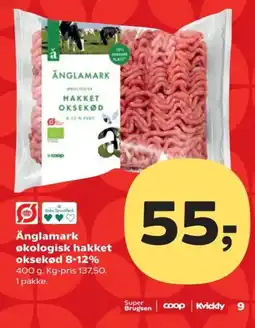 Kvickly Änglamark økologisk hakket oksekød tilbud