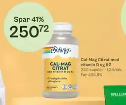 Helsam Cal-Mag Citrat med vitamin D og K2, Medlemspris tilbud