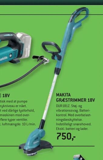 XL-BYG Makita græstrimmer 18v tilbud