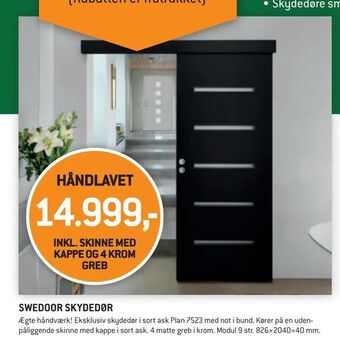 Swedoor skydedør