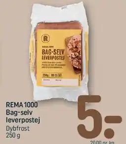REMA 1000 REMA1000 Bag-selv leverpostej tilbud
