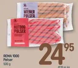 REMA 1000 Pølser tilbud