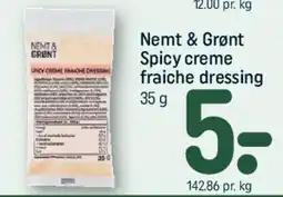REMA 1000 Nemt & Grønt Spicy creme fraiche dressing tilbud