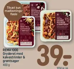 REMA 1000 Gryderet med kalvestrimler & grøntsager tilbud