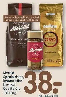 REMA 1000 Merrild / Lavazza kaffe tilbud
